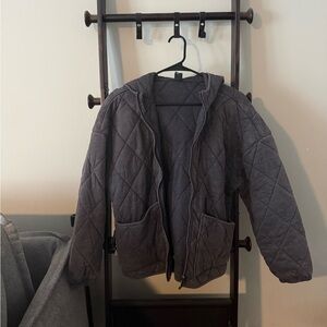 Wild Fable Quilted Charcoal Jacket
